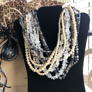 Fabulous Multi-Strand Coldwater Creek Necklace, Worn Once Like-New Fancy-like!